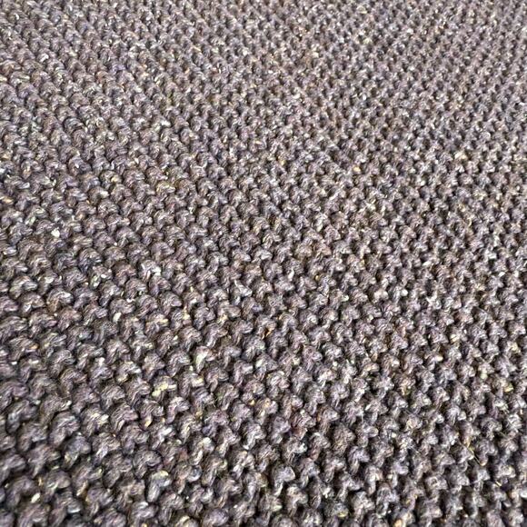 Vtg Karen Tate Sweater Medium Large Plum Textured 90s Earthy Vineyard Wool Blend - Picture 6 of 10